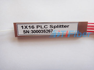 1X16 SC/APCのコネクターが付いている鋼鉄管のタイプ小型繊維光学PLCのディバイダー