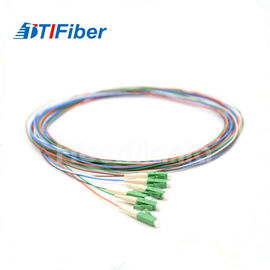 ジャンパー線の繊維光学のピグテールの単一モードSC-SC 12色PVC/LSZH Zipcordのタイプ