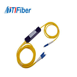 FBT 1X2 2x2の繊維光学のディバイダーPLC 1310/1550nm 0.9mmのABSはFTTXシステムのためにタイプします