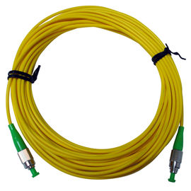 黄色いケーブル、SM の MM の繊維光学が付いている FC 繊維のパッチ・コード