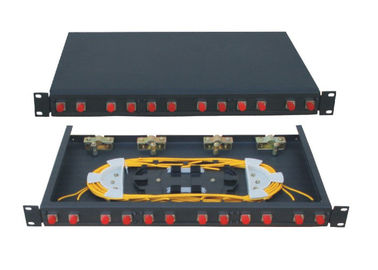 冷間圧延された鋼板は 1U/2U/3U/4U 標準の構造が付いているタイプ光ファイバーの終了箱を修理しました