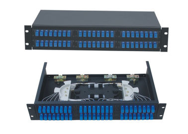 FC SC ST のアダプター/CATV ネットワークのための模造の引出し 48 の港繊維の端子箱