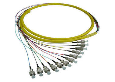 12pcs FC 繊維のコネクターが付いている単モード UPC の繊維光学のピグテール