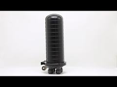 ミニドーム光ファイバーボックス 12芯 24芯 36芯 1入力2出力 ブラックファイバースプライスクロージャー