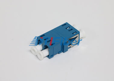 ABS青い色LC/APCの単一の繊維光学のアダプター、ハイ リターンの損失
