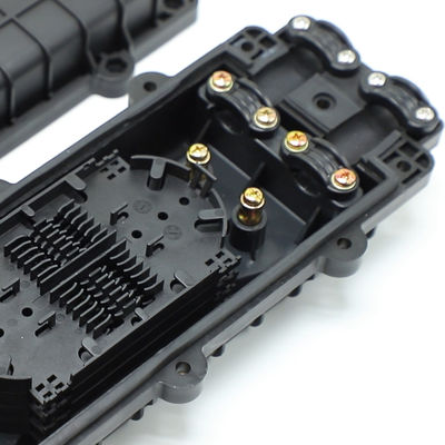 工場価格 光ファイバーボックス 12 24 36 コア 2 入力 2 出力 光ファイバースプライス閉塞