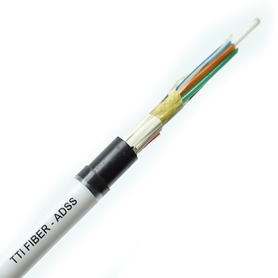 FTTH FTTX アウトドア ADSS シングルシェイプ ダブルシェイプ スパン 8F 12F 24F 48F 光ファイバーケーブル