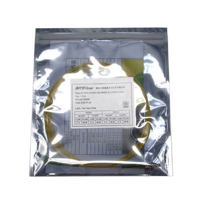 CATVテレコム 3mtrs FC SC APC 9 / 125um ジャンパー低挿入損失パッチケーブル