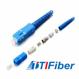 FTTHネットワークのためのプラスチックの光ファイバ ケーブルのコネクターSC UPC SM MMのタイプ