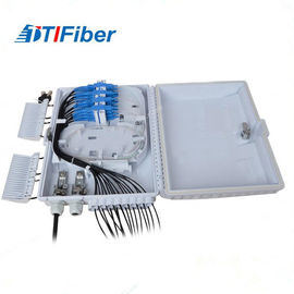FTTHのための8つの12の16の中心の繊維光学の配電箱ODB SC LCのコネクターの白い色