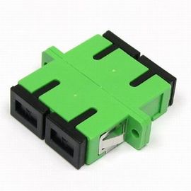 LAN の低い挿入損失のための緑の単モード SC APC の光ファイバ ケーブルのアダプター