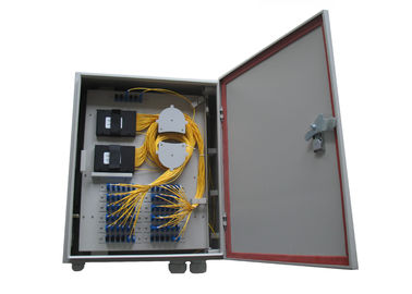 1×64 PLC SC/APC が付いている冷間圧延された鋼鉄繊維光学の配電箱