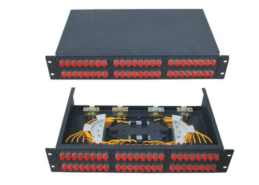 FC SC ST のアダプター/CATV ネットワークのための模造の引出し 48 の港繊維の端子箱