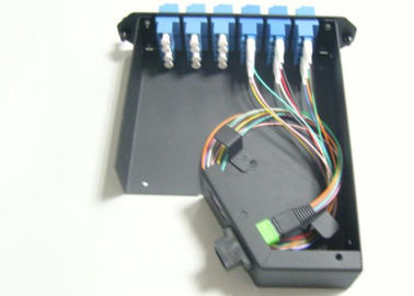 12 SC のコネクター ケーブルの配線システムのための反衝撃的な MPO のパッチ盤