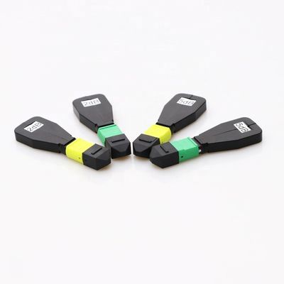 視覚のループバックLc/UpcかLc/Apcはポリ塩化ビニール9/125の単一モードの繊維光学のループバックを二重にする