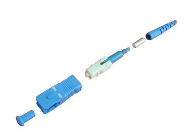 光ファイバー コミュニケーションのための 3.0mm sc の光コネクタを収納する青/緑