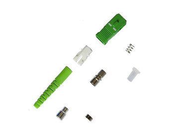 光ファイバー コミュニケーションのための 3.0mm sc の光コネクタを収納する青/緑