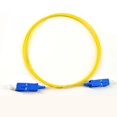 コミュニケーションのための黄色いG652D G655 Sc Scのパッチ・コードの繊維光学のジャンパー