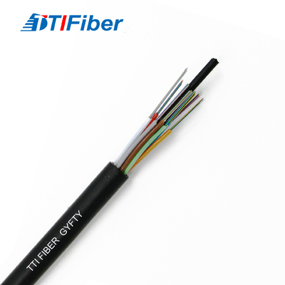 屋外GYFTY 12 FRPの強さメンバーが付いている24の48 96中心G652D繊維の光ケーブル